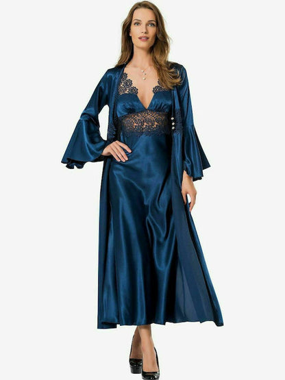 Ensemble de Nuit Satiné Élégant – Luxe & Confort
